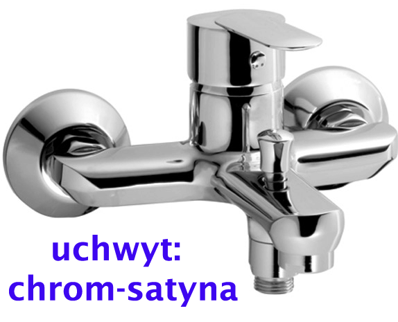 Cyrkon- Bateria wannowa / chrom-satyna- 584-020-00