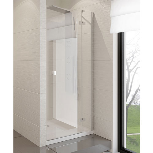 Modena - Drzwi prysznicowe 80 cm, szko czyste / P